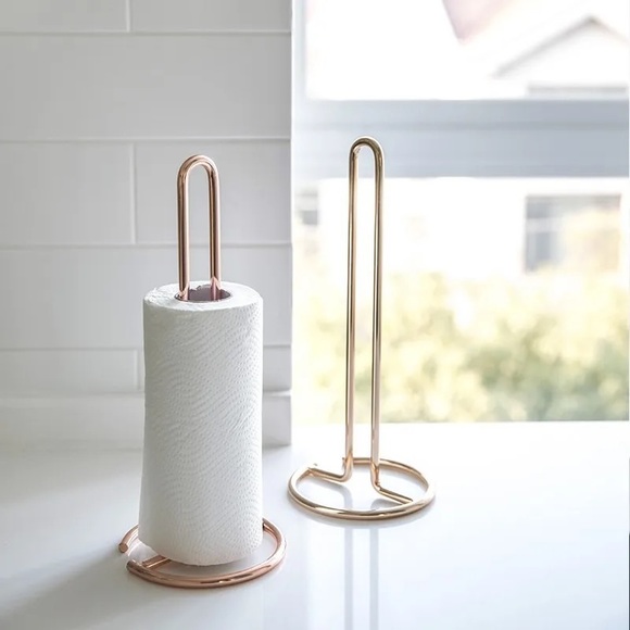 Porte-serviettes en papier de cuisine en fer, porte-serviettes - Picture 1 of 5